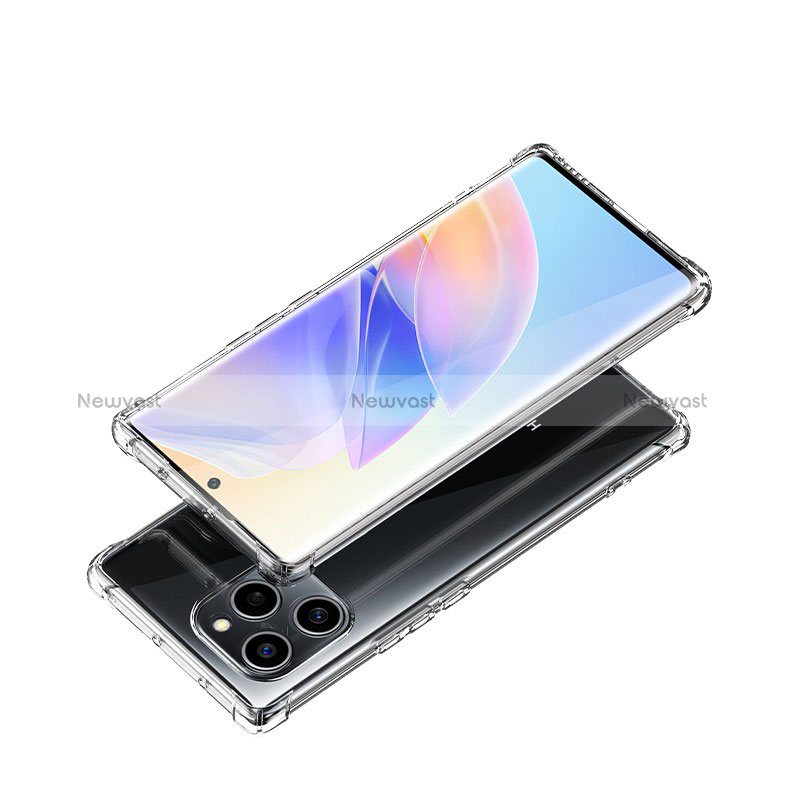 Ultra-thin Transparent TPU Soft Case T04 for Huawei Honor 60 SE 5G Clear