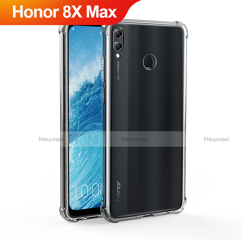 Ultra-thin Transparent TPU Soft Case T04 for Huawei Honor 8X Max Clear