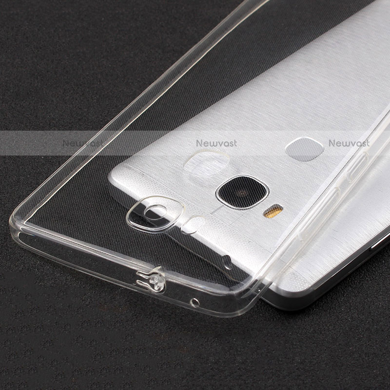 Ultra-thin Transparent TPU Soft Case T04 for Huawei Honor Play 5X Clear