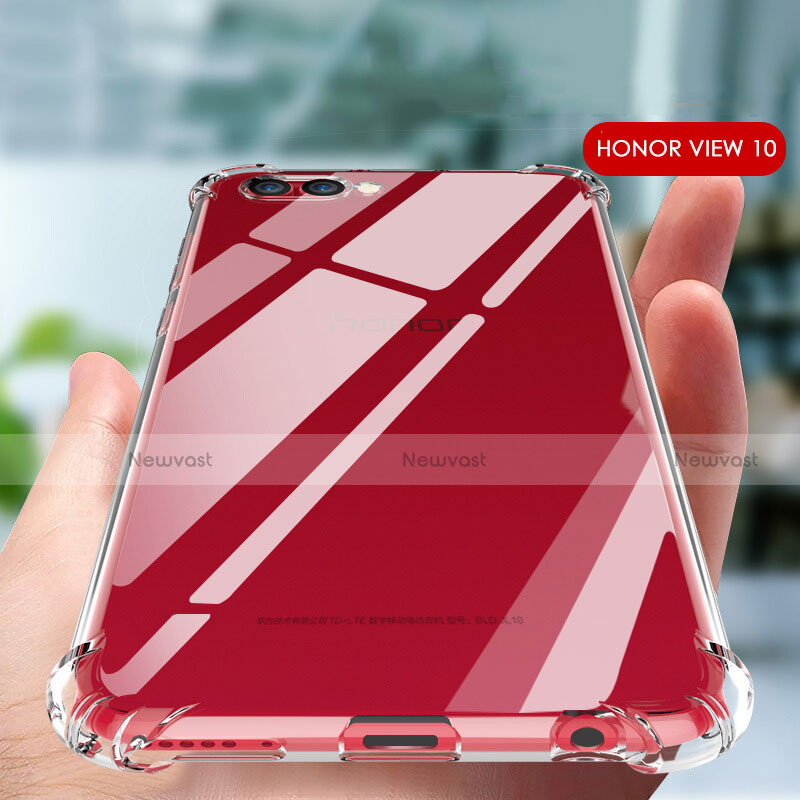 Ultra-thin Transparent TPU Soft Case T04 for Huawei Honor V10 Clear