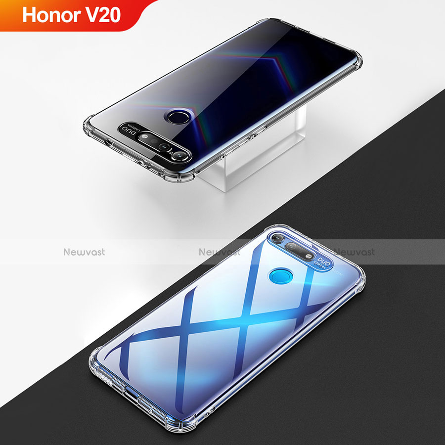 Ultra-thin Transparent TPU Soft Case T04 for Huawei Honor View 20 Clear