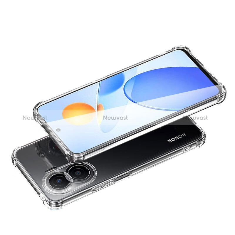 Ultra-thin Transparent TPU Soft Case T04 for Huawei Honor X40i 5G Clear