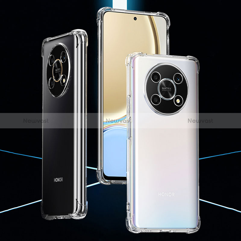 Ultra-thin Transparent TPU Soft Case T04 for Huawei Honor X9 5G Clear