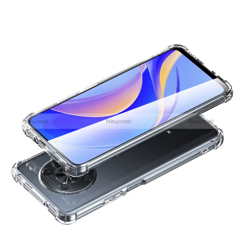 Ultra-thin Transparent TPU Soft Case T04 for Huawei Nova Y90 Clear