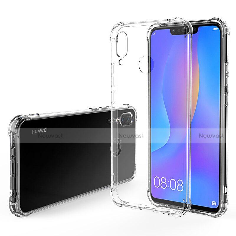 Ultra-thin Transparent TPU Soft Case T04 for Huawei P Smart+ Plus Clear