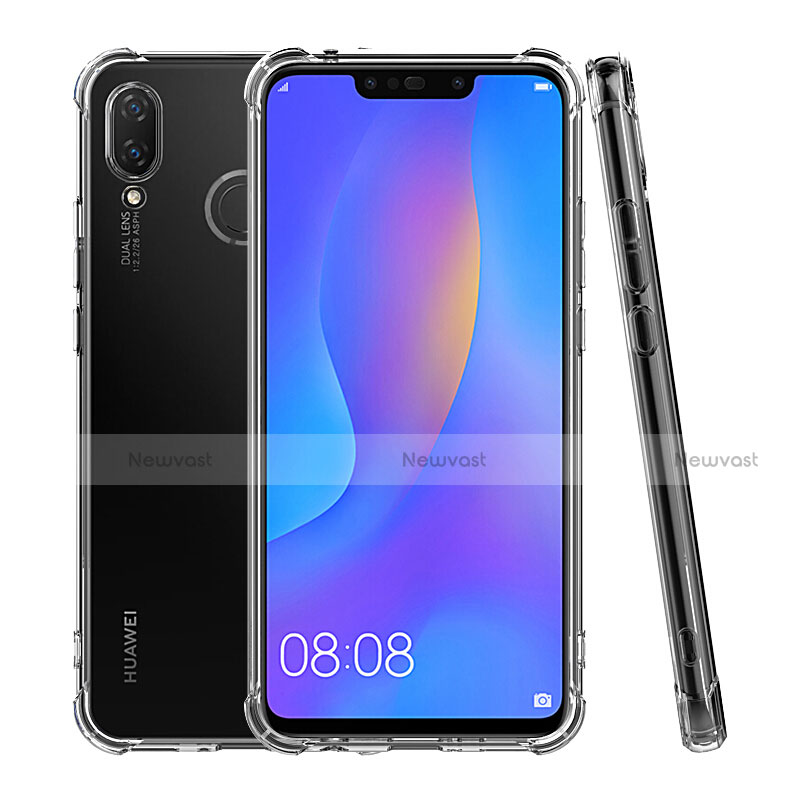 Ultra-thin Transparent TPU Soft Case T04 for Huawei P Smart+ Plus Clear