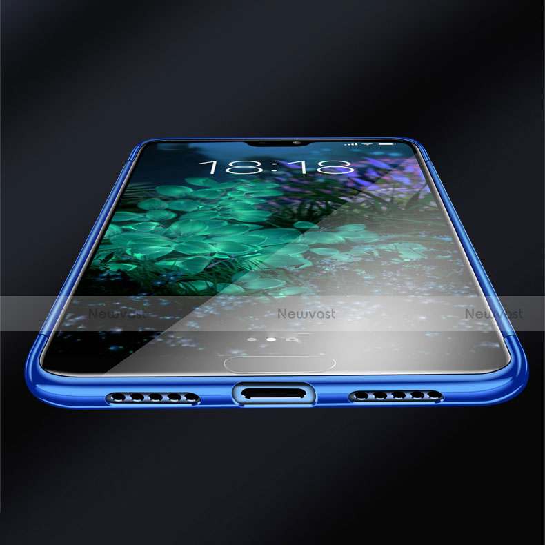 Ultra-thin Transparent TPU Soft Case T04 for Huawei P20 Blue