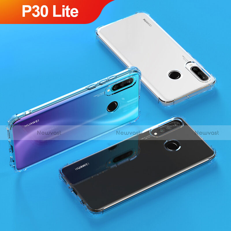 Ultra-thin Transparent TPU Soft Case T04 for Huawei P30 Lite New Edition Clear