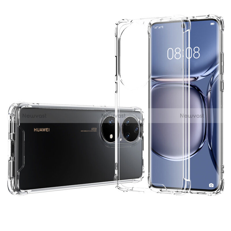 Ultra-thin Transparent TPU Soft Case T04 for Huawei P50 Clear