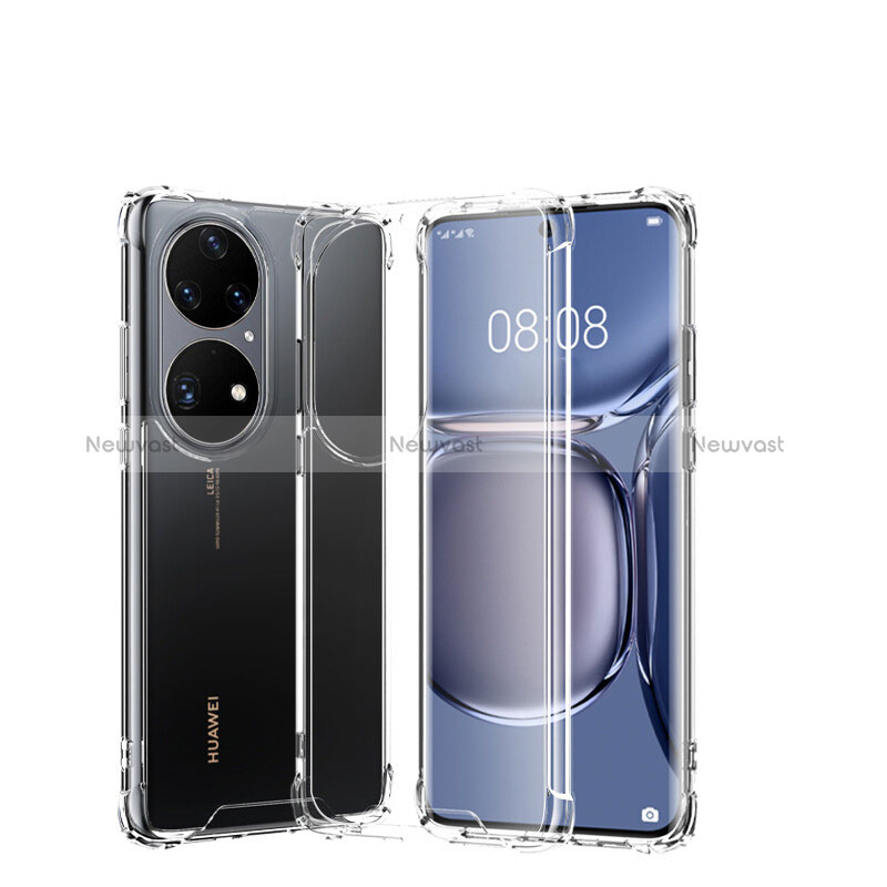 Ultra-thin Transparent TPU Soft Case T04 for Huawei P50 Clear