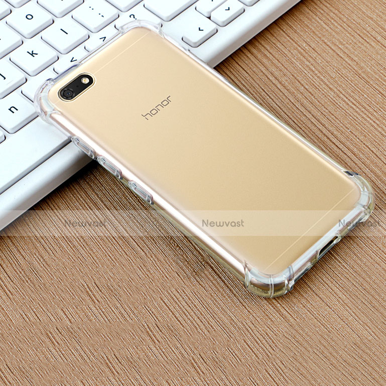 Ultra-thin Transparent TPU Soft Case T04 for Huawei Y5 Prime (2018) Clear