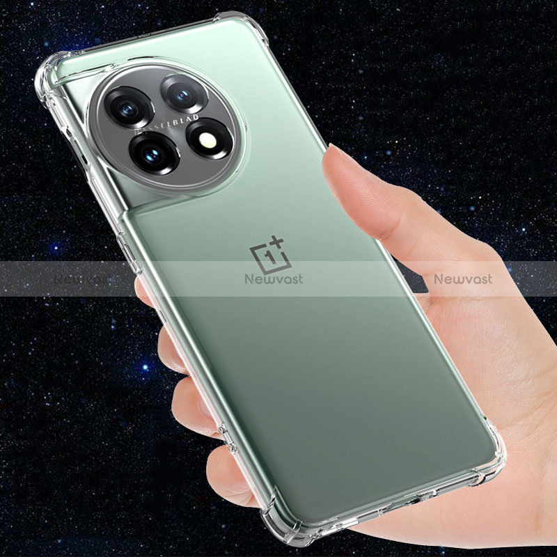 Ultra-thin Transparent TPU Soft Case T04 for OnePlus Ace 2 Pro 5G Clear