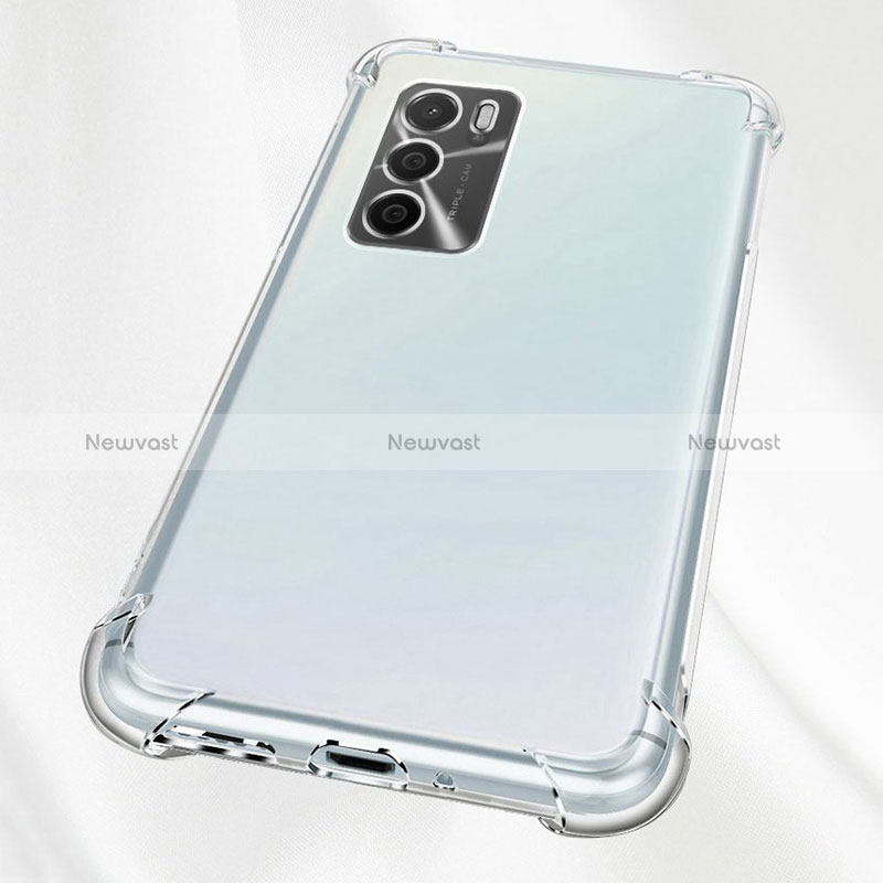 Ultra-thin Transparent TPU Soft Case T04 for Oppo A16s Clear