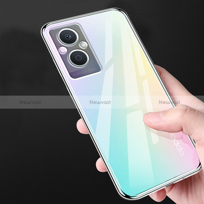 Ultra-thin Transparent TPU Soft Case T04 for Oppo A96 5G Clear