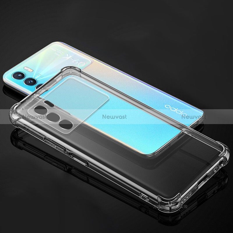 Ultra-thin Transparent TPU Soft Case T04 for Oppo K9 Pro 5G Clear