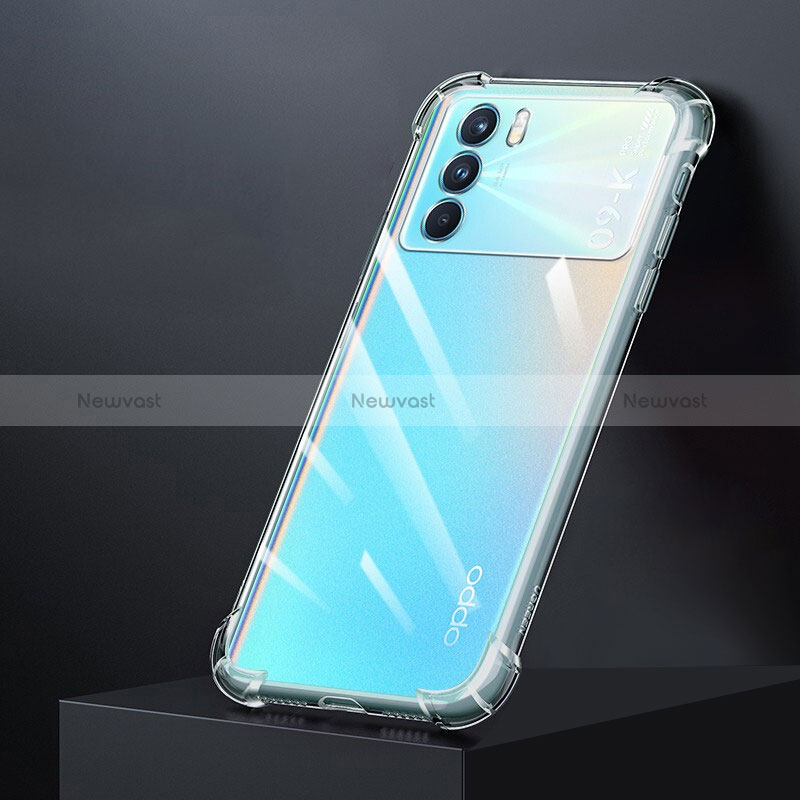 Ultra-thin Transparent TPU Soft Case T04 for Oppo K9 Pro 5G Clear