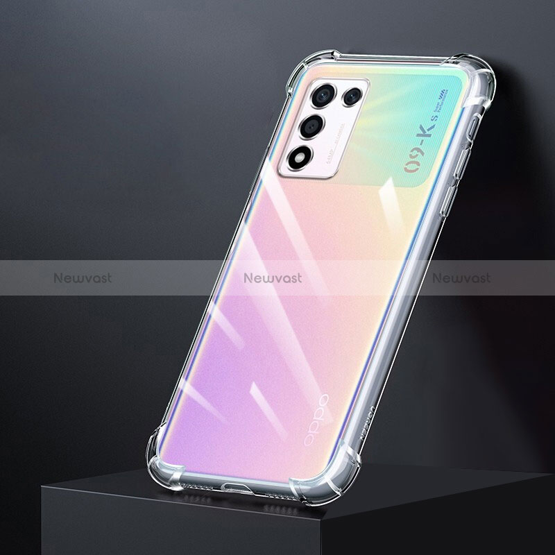 Ultra-thin Transparent TPU Soft Case T04 for Oppo K9S 5G Clear