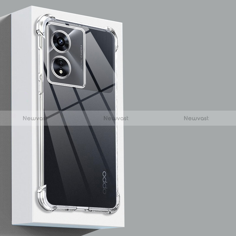 Ultra-thin Transparent TPU Soft Case T04 for Oppo Reno8 T 5G Clear