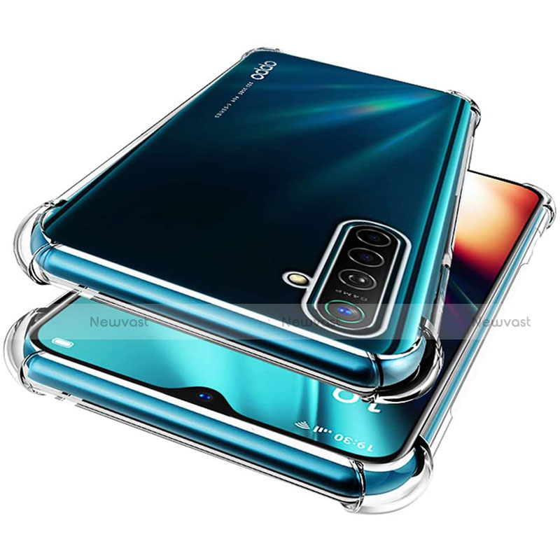 Ultra-thin Transparent TPU Soft Case T04 for Realme XT Clear