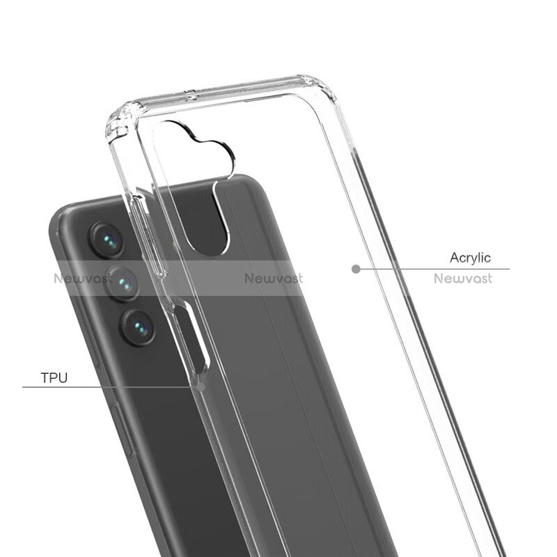 Ultra-thin Transparent TPU Soft Case T04 for Samsung Galaxy A04s Clear