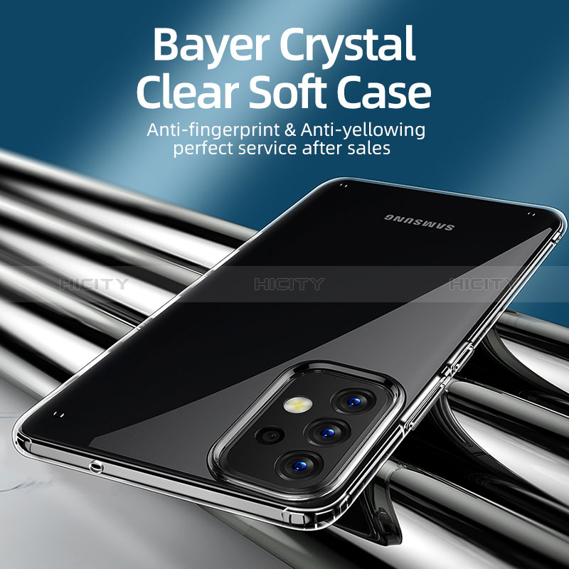 Ultra-thin Transparent TPU Soft Case T04 for Samsung Galaxy A53 5G Clear