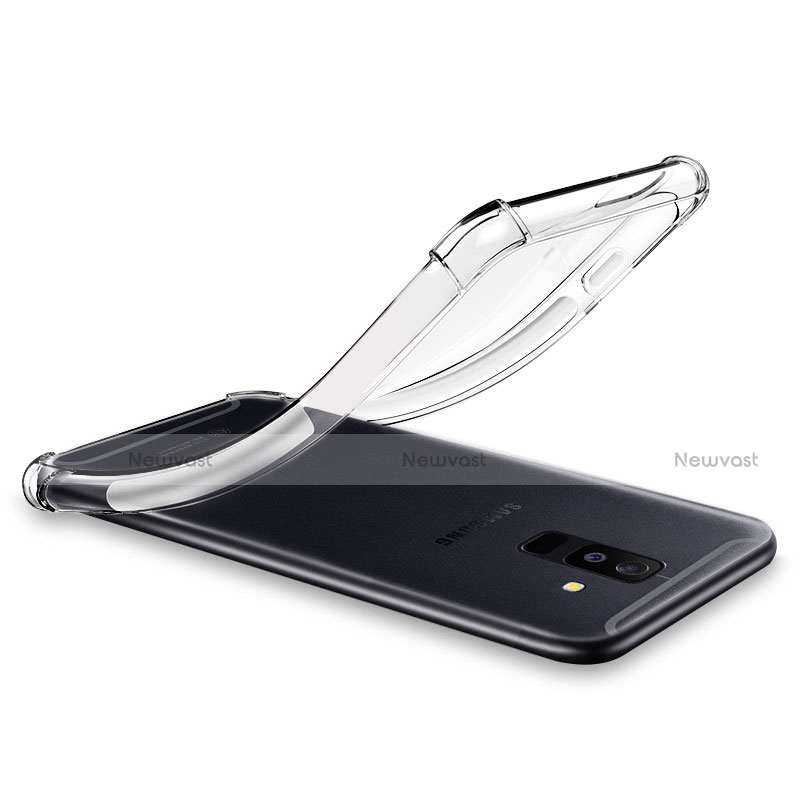 Ultra-thin Transparent TPU Soft Case T04 for Samsung Galaxy A6 Plus (2018) Clear