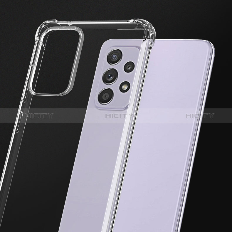 Ultra-thin Transparent TPU Soft Case T04 for Samsung Galaxy A72 4G Clear