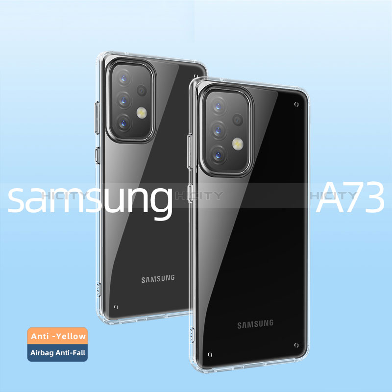 Ultra-thin Transparent TPU Soft Case T04 for Samsung Galaxy A73 5G Clear