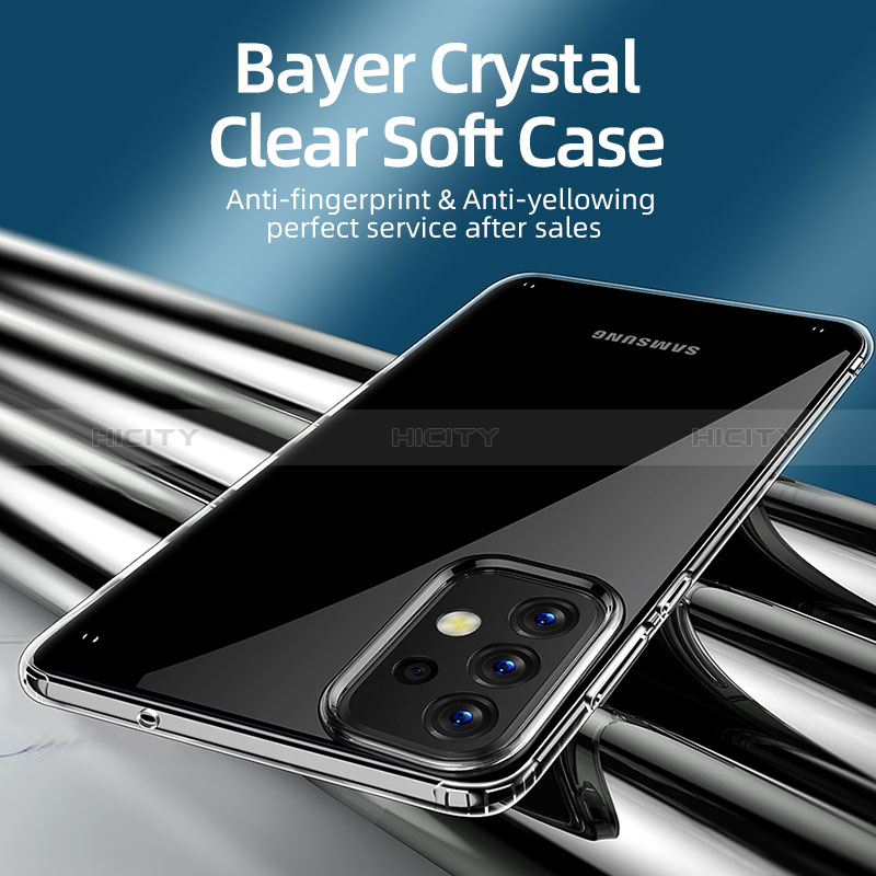 Ultra-thin Transparent TPU Soft Case T04 for Samsung Galaxy A73 5G Clear