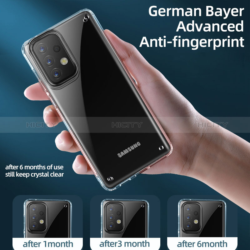 Ultra-thin Transparent TPU Soft Case T04 for Samsung Galaxy A73 5G Clear