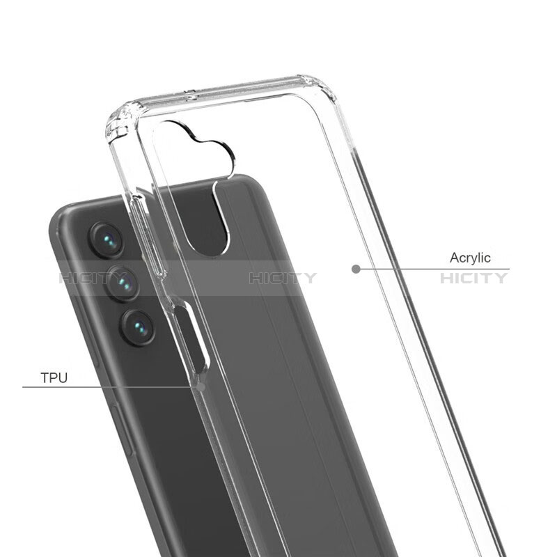 Ultra-thin Transparent TPU Soft Case T04 for Samsung Galaxy M13 4G Clear