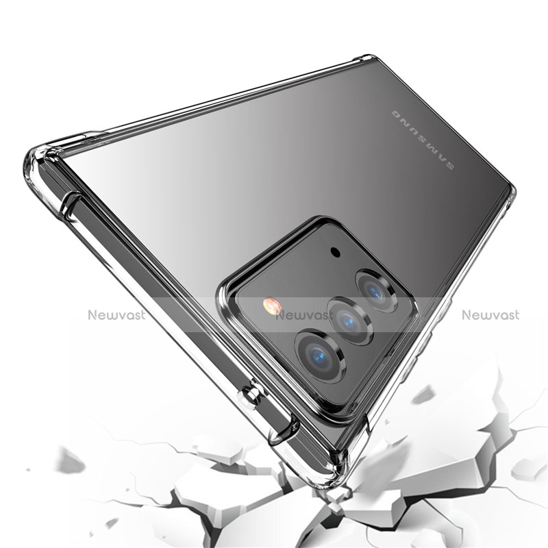 Ultra-thin Transparent TPU Soft Case T04 for Samsung Galaxy Note 20 5G Clear