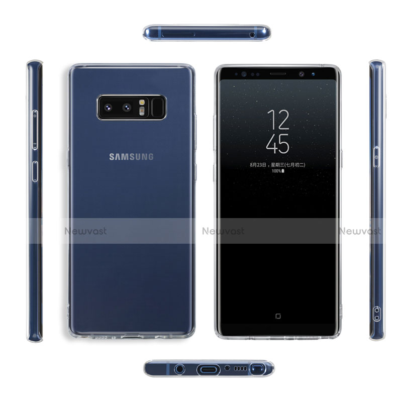 Ultra-thin Transparent TPU Soft Case T04 for Samsung Galaxy Note 8 Clear