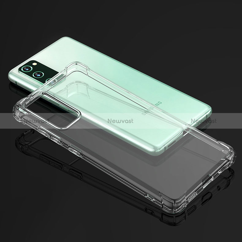 Ultra-thin Transparent TPU Soft Case T04 for Samsung Galaxy S20 FE 5G Clear