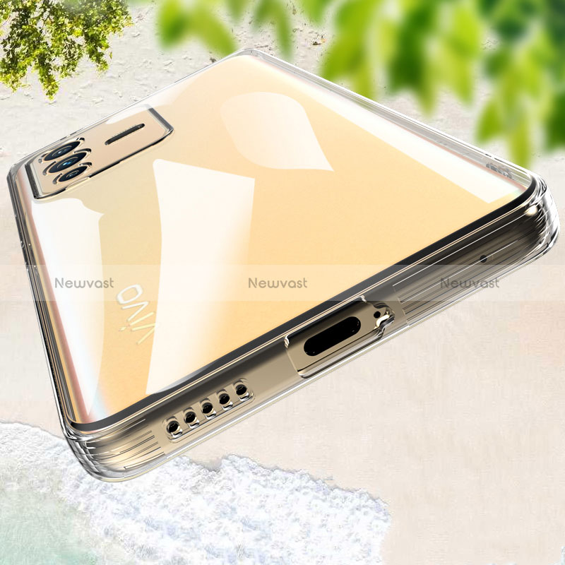 Ultra-thin Transparent TPU Soft Case T04 for Vivo V23 Pro 5G Clear