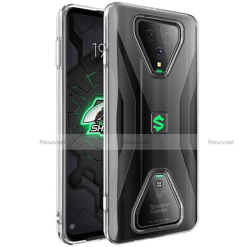 Ultra-thin Transparent TPU Soft Case T04 for Xiaomi Black Shark 3 Pro Clear