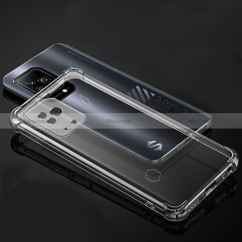 Ultra-thin Transparent TPU Soft Case T04 for Xiaomi Black Shark 5 5G Clear