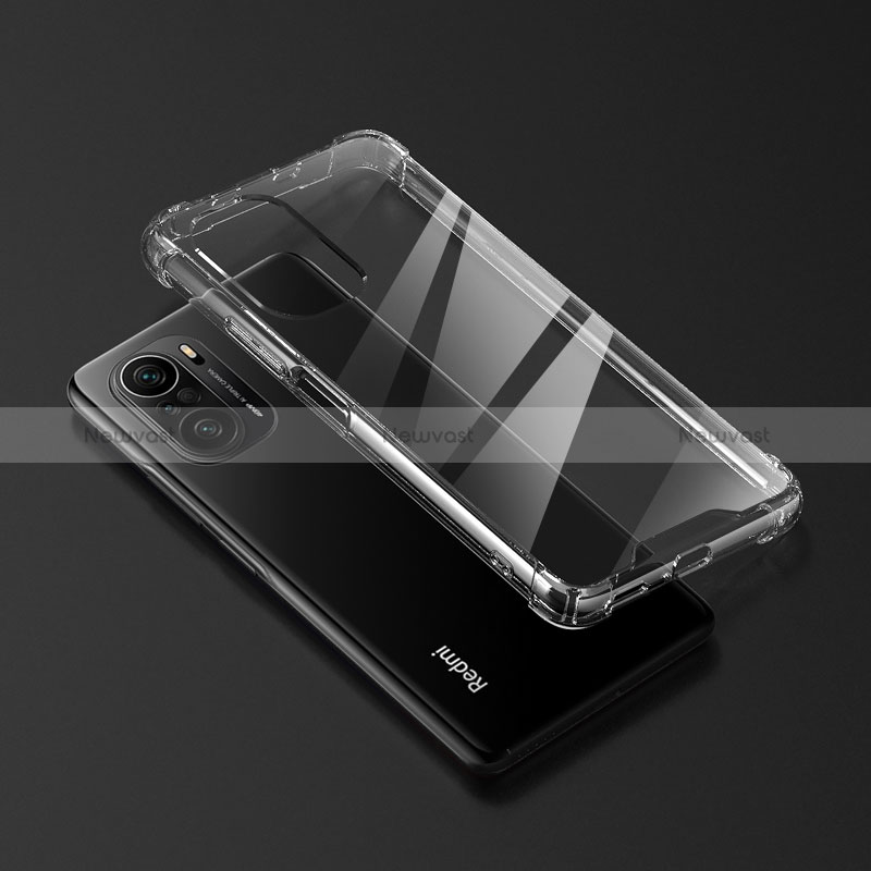 Ultra-thin Transparent TPU Soft Case T04 for Xiaomi Mi 11i 5G Clear