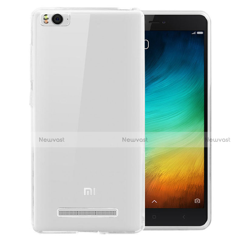 Ultra-thin Transparent TPU Soft Case T04 for Xiaomi Mi 4C Clear