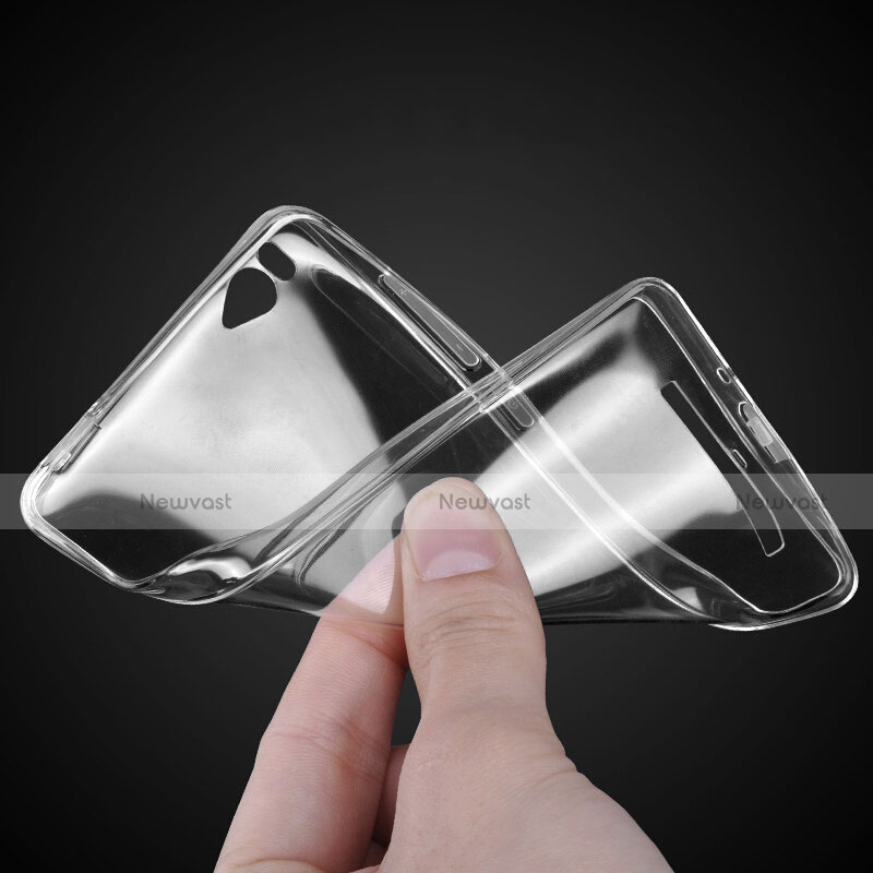 Ultra-thin Transparent TPU Soft Case T04 for Xiaomi Mi 4C Clear