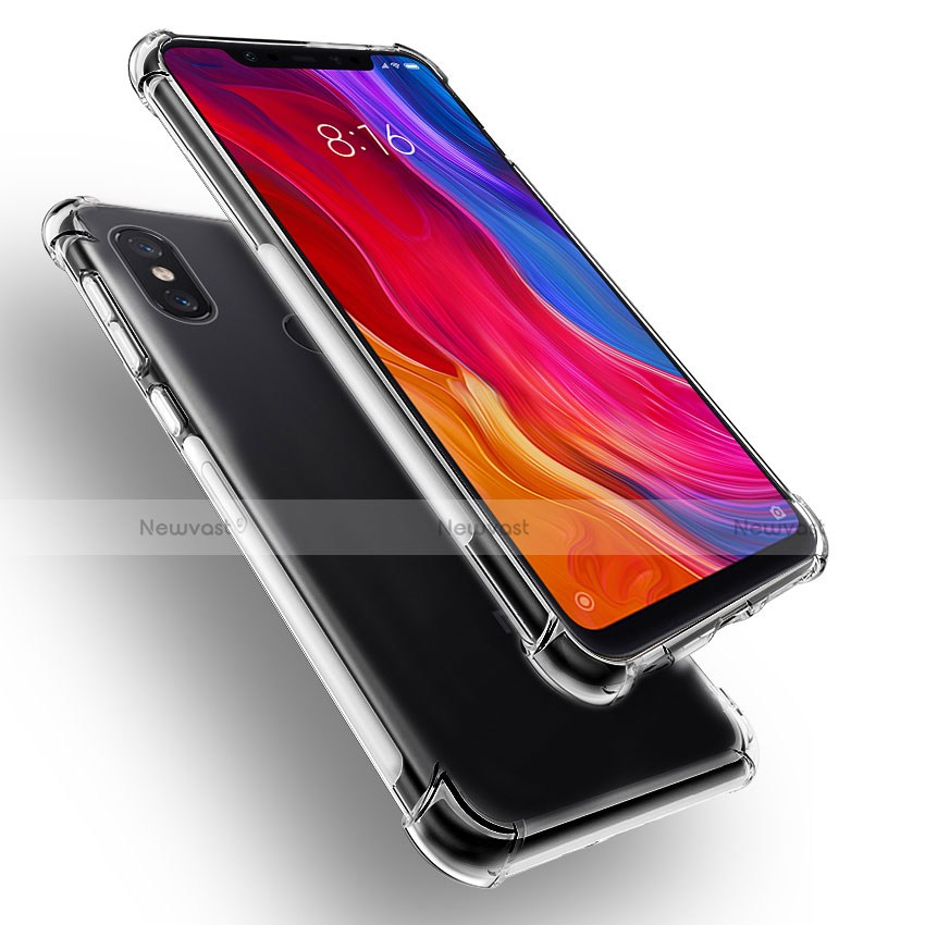 Ultra-thin Transparent TPU Soft Case T04 for Xiaomi Mi 8 Clear