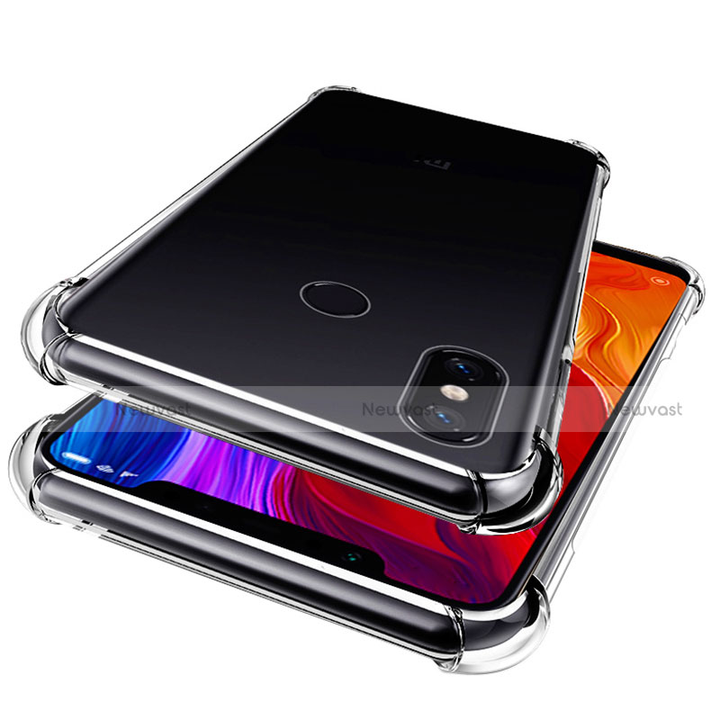 Ultra-thin Transparent TPU Soft Case T04 for Xiaomi Mi 8 Clear