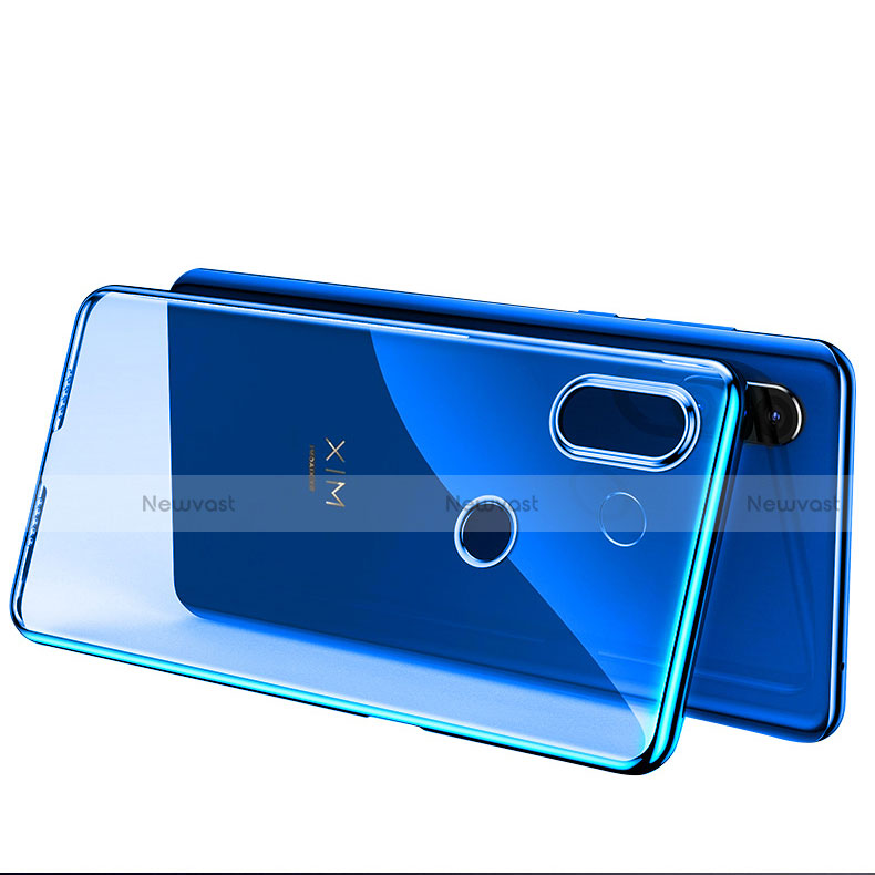 Ultra-thin Transparent TPU Soft Case T04 for Xiaomi Mi Mix 3 Blue