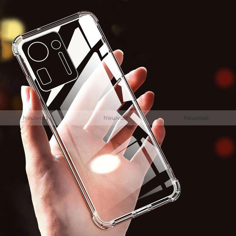 Ultra-thin Transparent TPU Soft Case T04 for Xiaomi Mi Mix 4 5G Clear