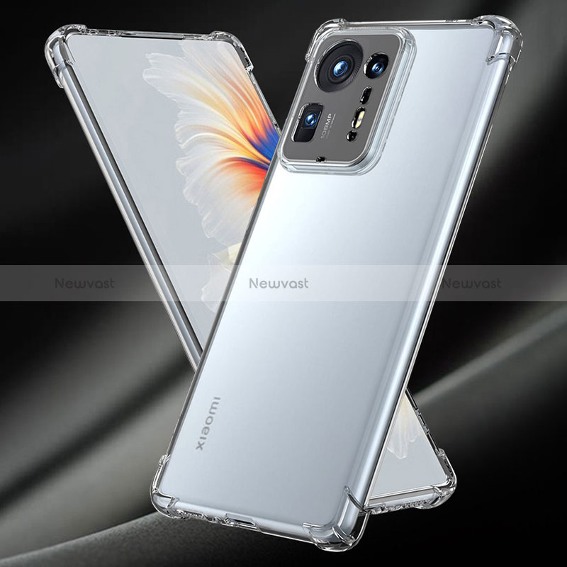 Ultra-thin Transparent TPU Soft Case T04 for Xiaomi Mi Mix 4 5G Clear