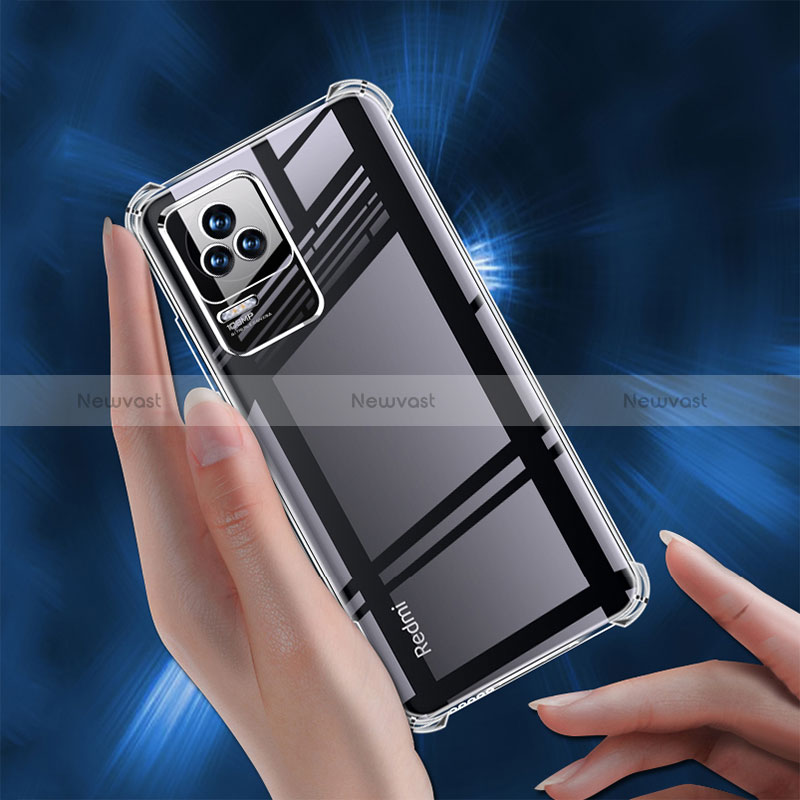 Ultra-thin Transparent TPU Soft Case T04 for Xiaomi Poco F4 5G Clear