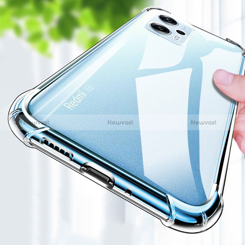 Ultra-thin Transparent TPU Soft Case T04 for Xiaomi Poco X4 GT 5G Clear