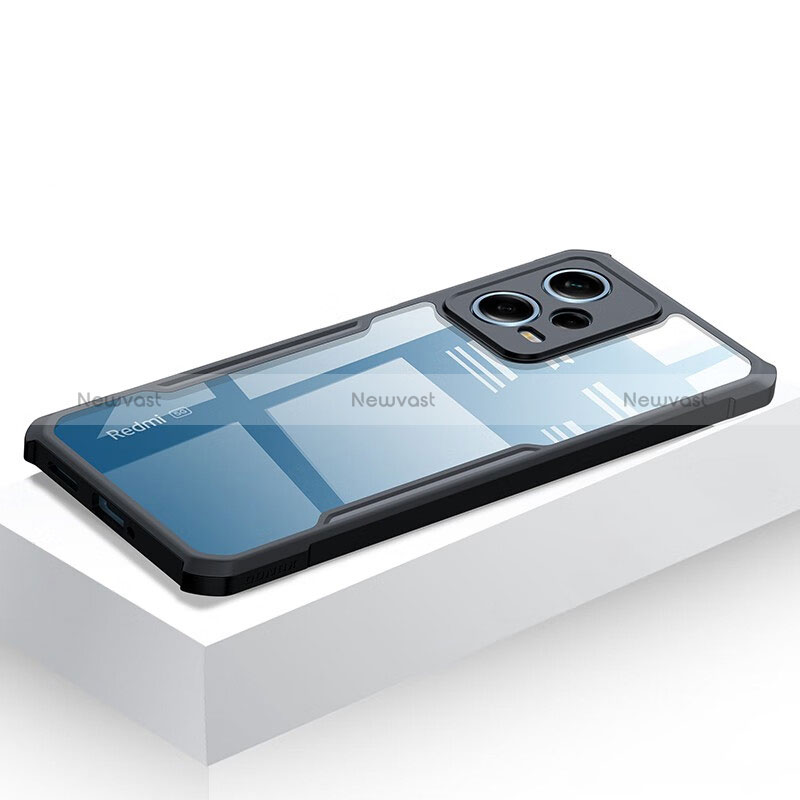 Ultra-thin Transparent TPU Soft Case T04 for Xiaomi Poco X5 5G Black