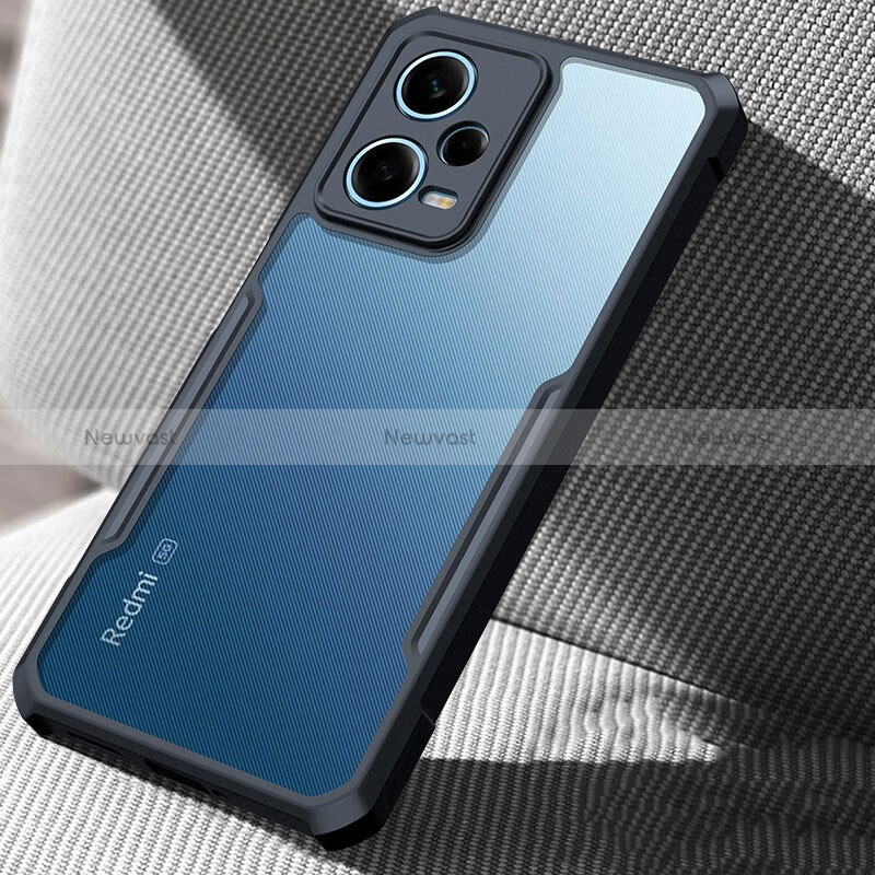 Ultra-thin Transparent TPU Soft Case T04 for Xiaomi Poco X5 5G Black