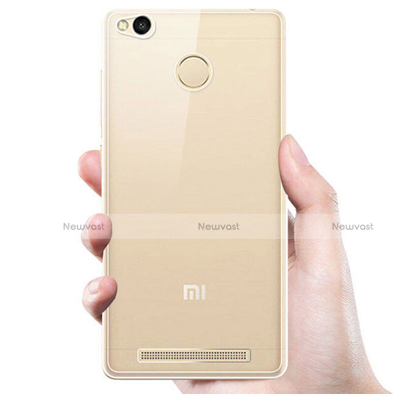 Ultra-thin Transparent TPU Soft Case T04 for Xiaomi Redmi 3 Pro Clear